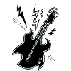 Black & White Guitar