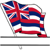 Flag Hawaii text banner