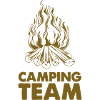 Camping Team Campfire