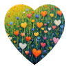 Bunte Herzen