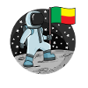 Astronaut Flag Benin