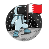 Astronaut Flag Bahrain