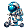 E-Scooter E-Roller Astronaut Scooter