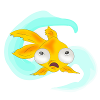 Fish with bulging eyes