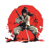 Katana Swordswoman Design