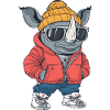 Rhino Cool Bande dessinée