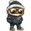 Eule Cool Comic