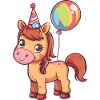 Cheval Anniversaire Bébé