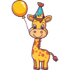 Girafe Anniversaire Bébé