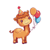 Bébé d’anniversaire de chameau