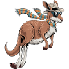 Stylish Kangaroo