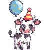 Vache Anniversaire Bébé