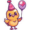Poulet Anniversaire Bébé