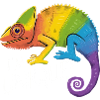 caméléon vibrant « I’m Unique ! »