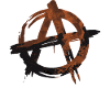 Grunge Anarchy Symbol - Rebel Style
