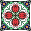 Mandala Art Déco Fleur