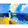Mom on the beach