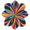 Flower swirls