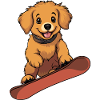 Doggy Dog Holder Snowboard