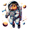 Capybaras Mignon Capybara Astronaute