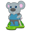 Souris Cricket Battes de cricket
