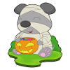 Dog Halloween Mummy