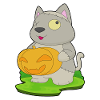 Chat Halloween Zombie