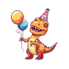 Dinosaur T-Rex Birthday Baby