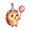 hérisson anniversaire bébé