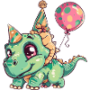 dinosaur triceratops birthday baby