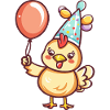 Coq Anniversaire Bébé
