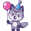 Wolf Birthday Baby