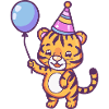 Tigre Anniversaire Bébé
