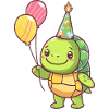 Turtle Birthday Baby