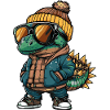 Dinosaur stegosaurus Cool Comic