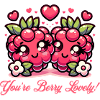 You're Berry Lovely! - Raspberry design