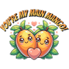 Tropical design with sweet mangoes