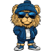 Lion Cool Bande Dessinée