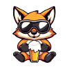 Fuchs Apres Ski Bier Comic
