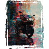 Motorcycle abstract