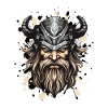 Viking Head Helmet Odin