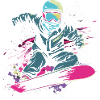 Snowboarder Graphic