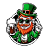 Leprechaun & Beer - Saint-Patrick - Irlande