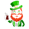 Leprechaun & Beer - Saint-Patrick - Irlande