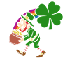 Porte-bonheur - Lutin - Saint-Patrick