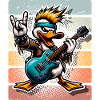 Duck Rock and Roll Guitarist