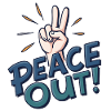 Peace Out Hand