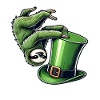 St. Patrick's Sloth Shamrock Handstand