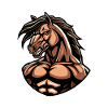 Musculation des muscles du cheval