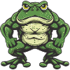 Frosch Muskeln Bodybuilding